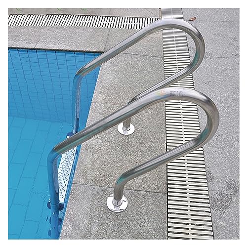 Escalera para piscina acero inoxidable resistente 2-3 peldaños miniatura 1