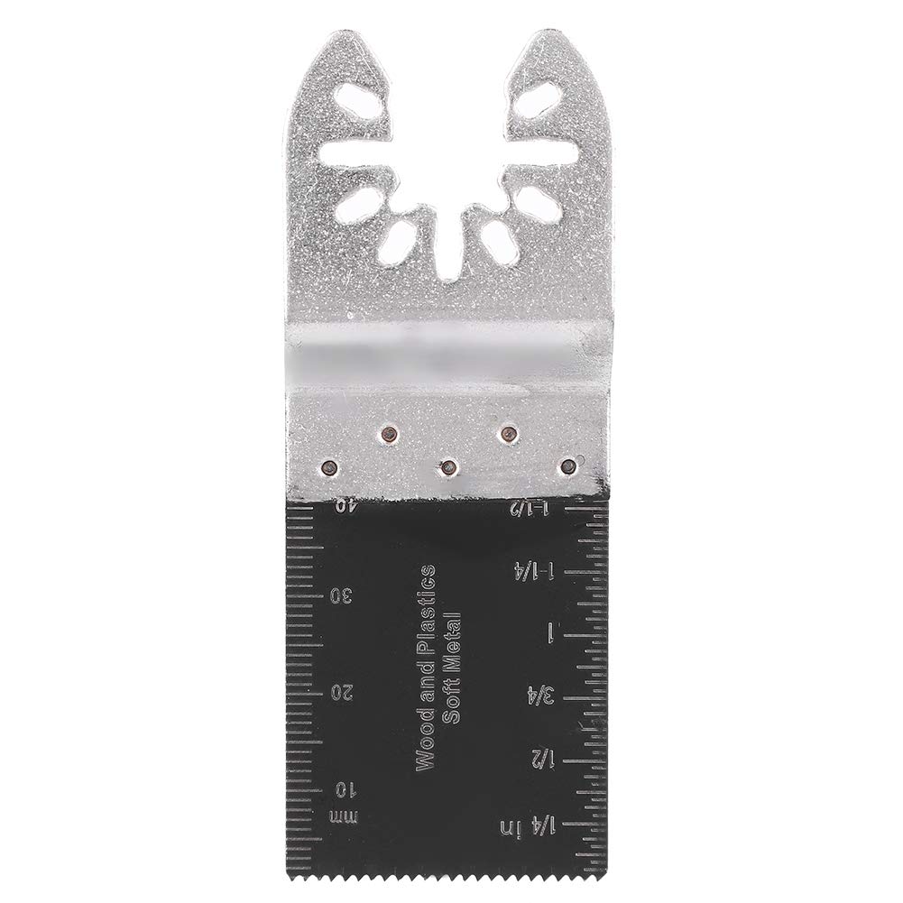 52 Hojas de Sierra Oscilantes, Kit de Accesorios Multiherramienta de Acero de Alto Carbono con Orificio Universal para Corte de Metal de Plástico de Madera