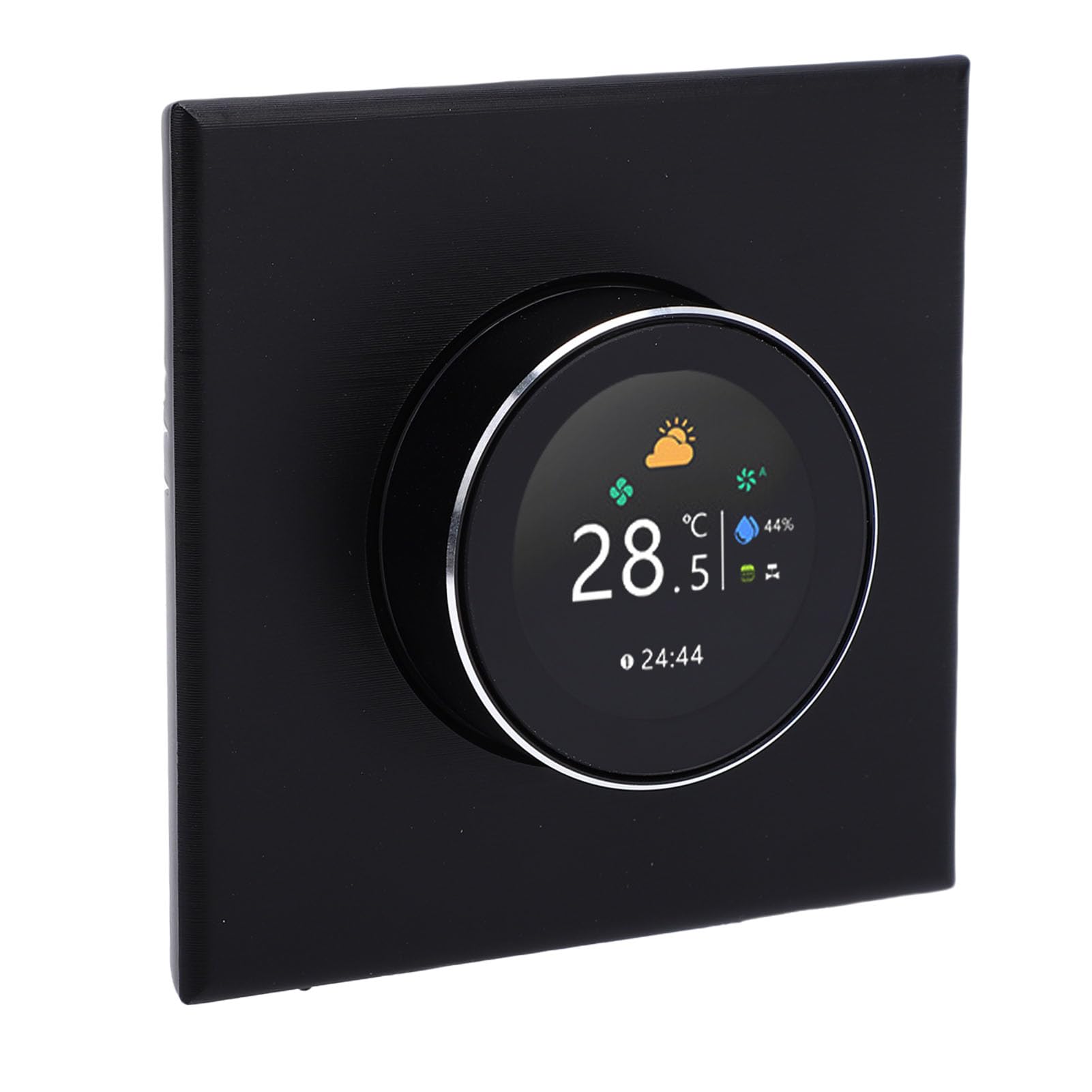 Tangxi Termostato WiFi Inteligente con Control Táctil, Diseño Elegante y Duradero para Gestión de Temperatura Interior, Negro 1 Unidad