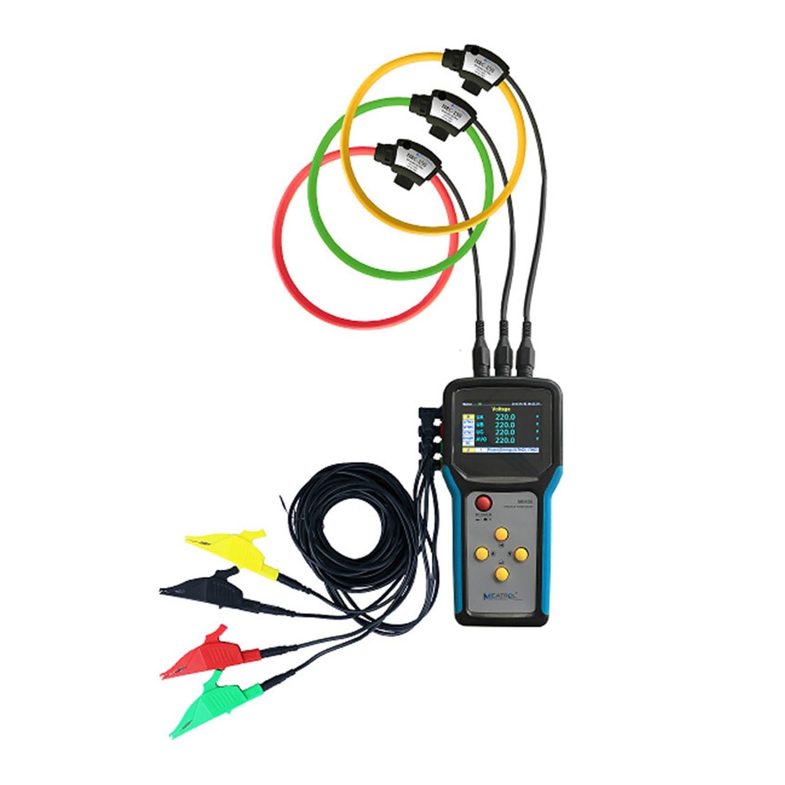 JVDDI Handheld Power Logger 3 Phase four Wire Voltage Current Measuring Digital smart Energy Power Meters PLS-ME435