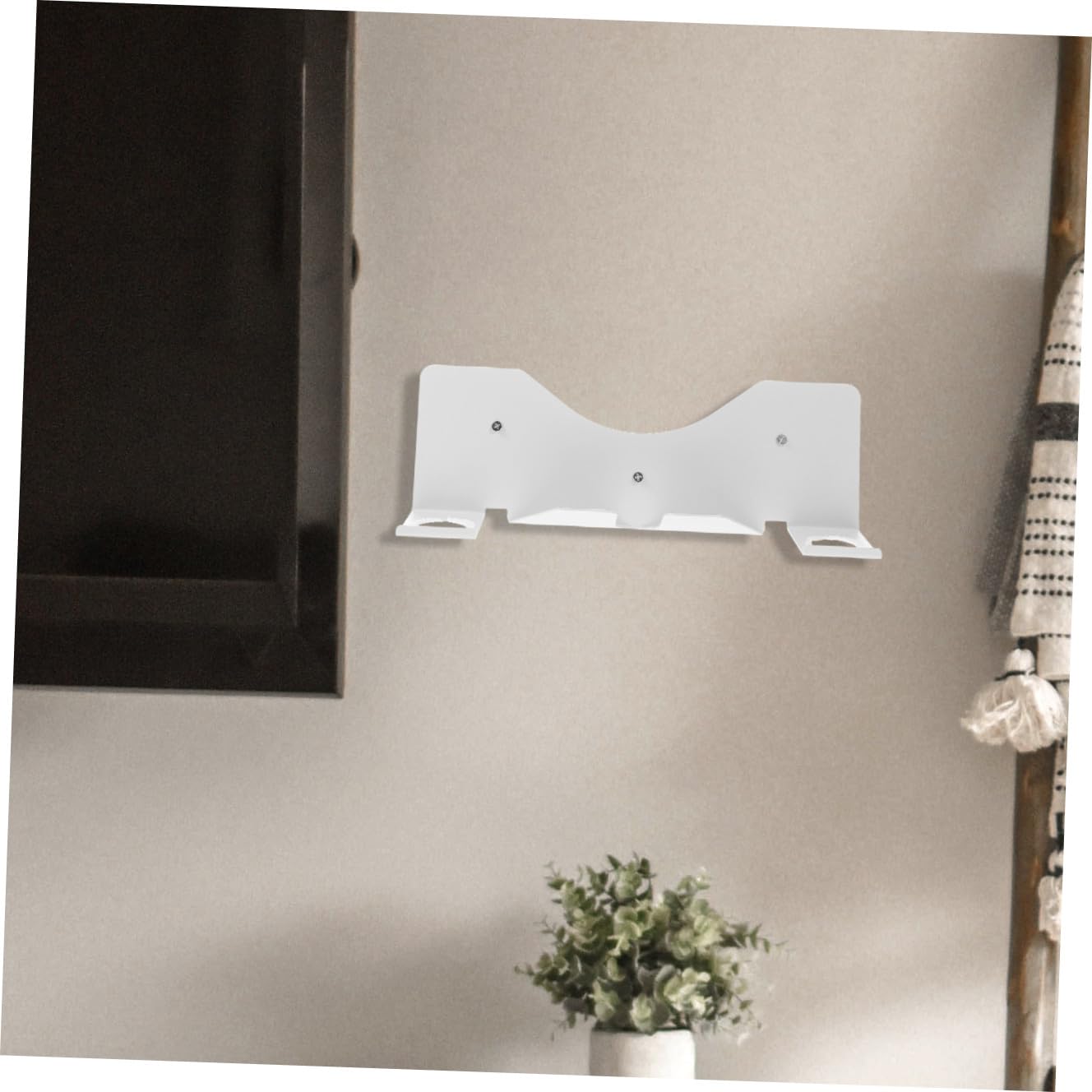 Mipcase Supporto a Muro per Visore Vr e Controller in Ferro Bianco, senza Bave, Protegge Dispositivo Vr, per Uso Quotidiano e Negozi