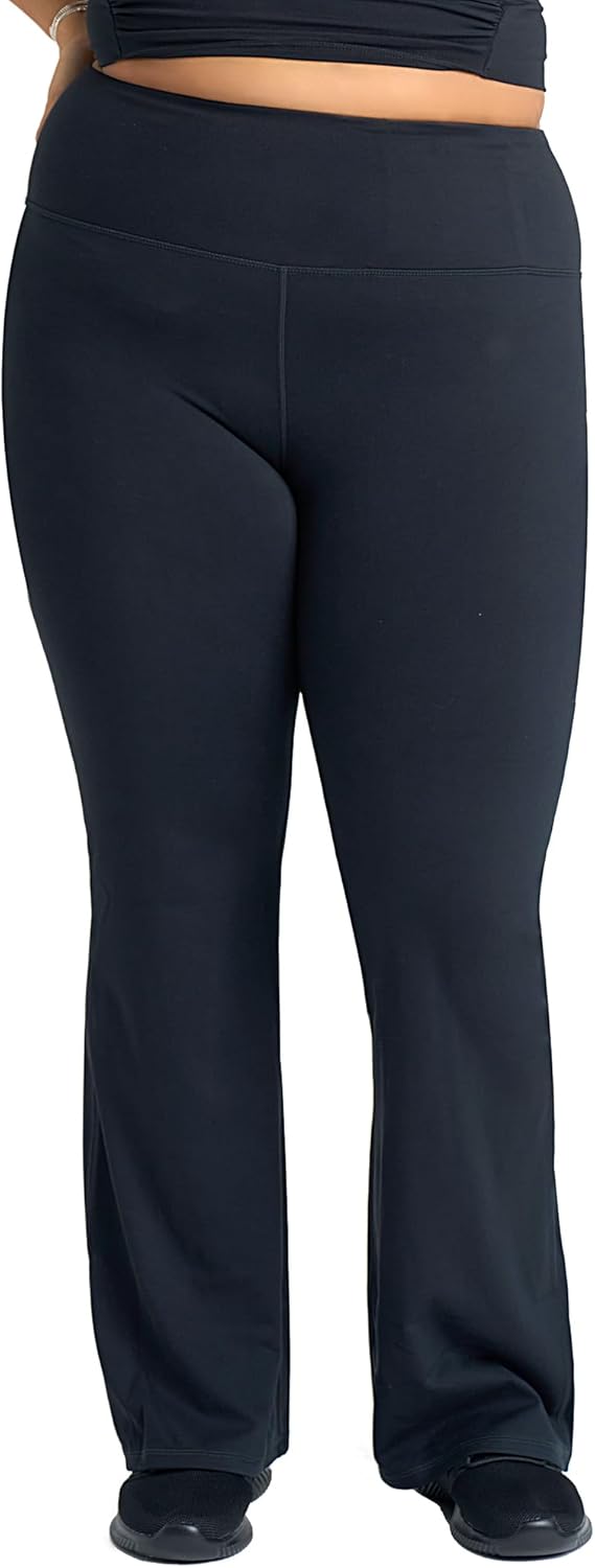 POPSUGAR PS Flare Leggings for Women, Bell Bottoms High Waisted Yoga Pants Women with Pocket - Image 2