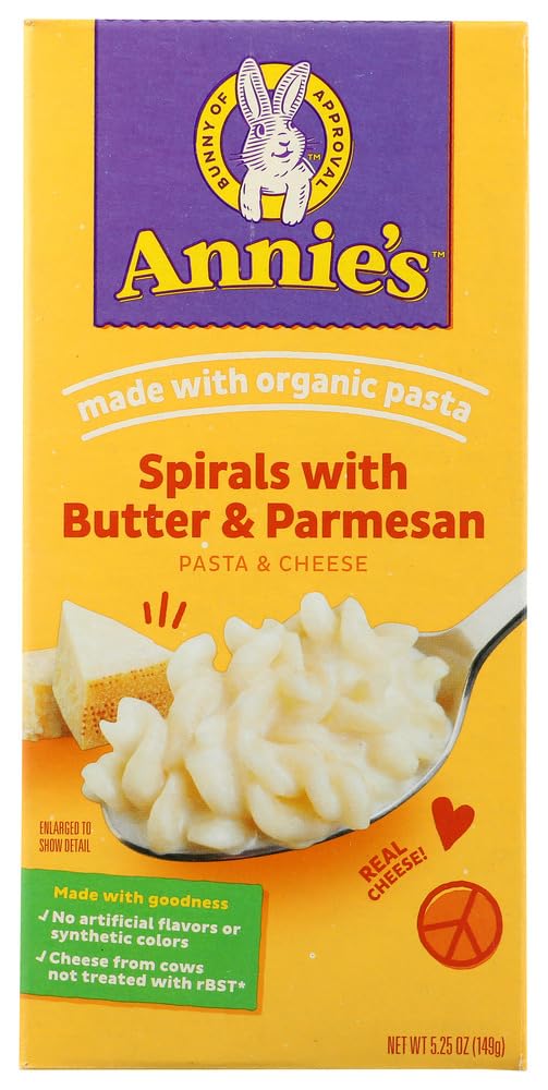 Annie's Homegrown Spirals with Butter and Parmesan - 5.25 oz2