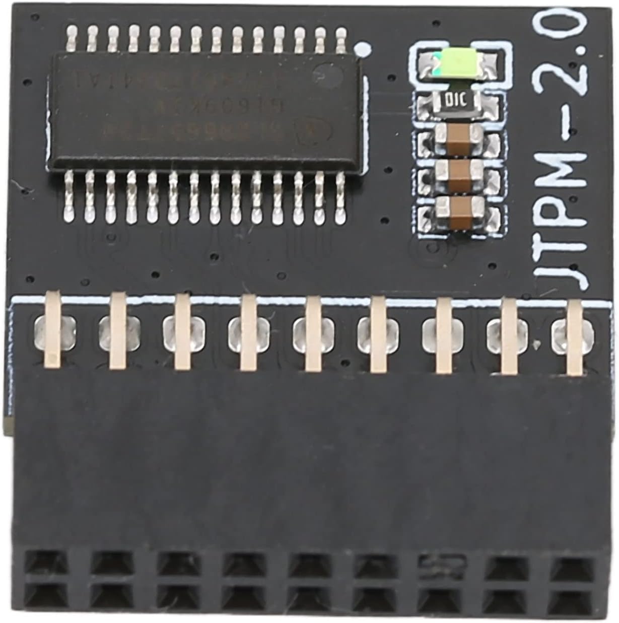 Zhed TPM Module Motherboard, LPC 18 Pin TPM 2.0 Module for Gigabyte Motherboard, PC Encryption Security Module for Windows 8.1/7/10, for AMD B550, for Intel B450/B460