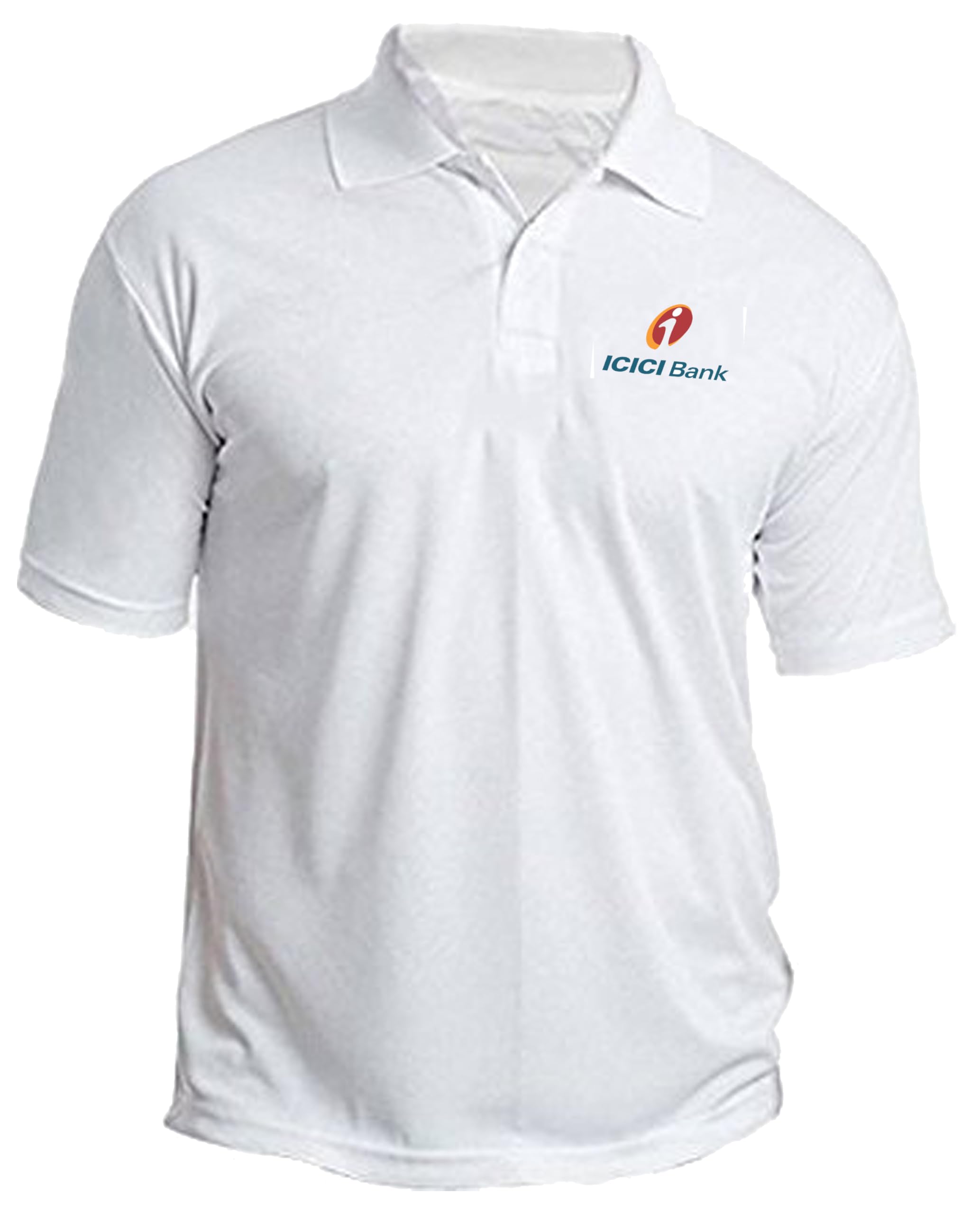 i am romper ICICI Bank Logo Printed Polo/Collar Half Sleeve T-Shirt for ICICI Bank Staff Employee Promotion T Shirt for Men and Women-picture-37