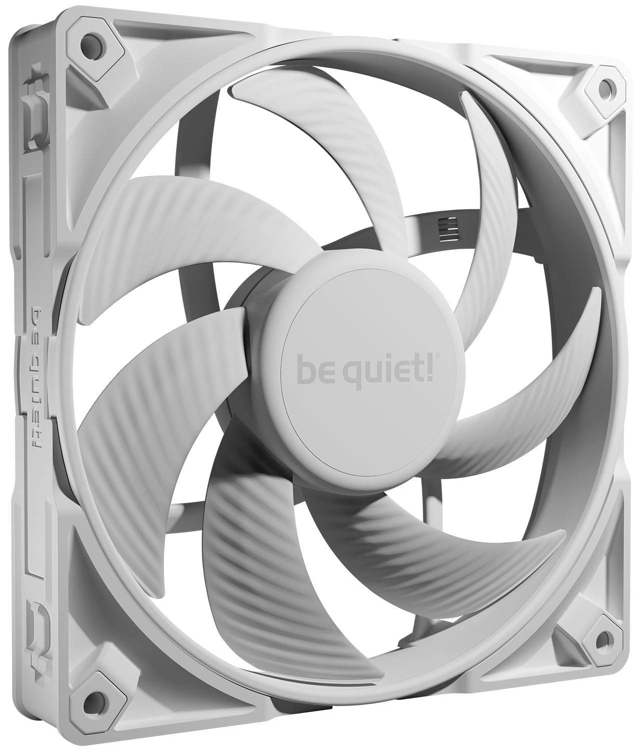 be quiet! Silent Wings Pro 4 140mm PWM White fan, optimized fan blades, extraordinary high performance, Speed Switch for changing maximum PWM speed, 6-pole fan motor, fluid-dynamic bearing