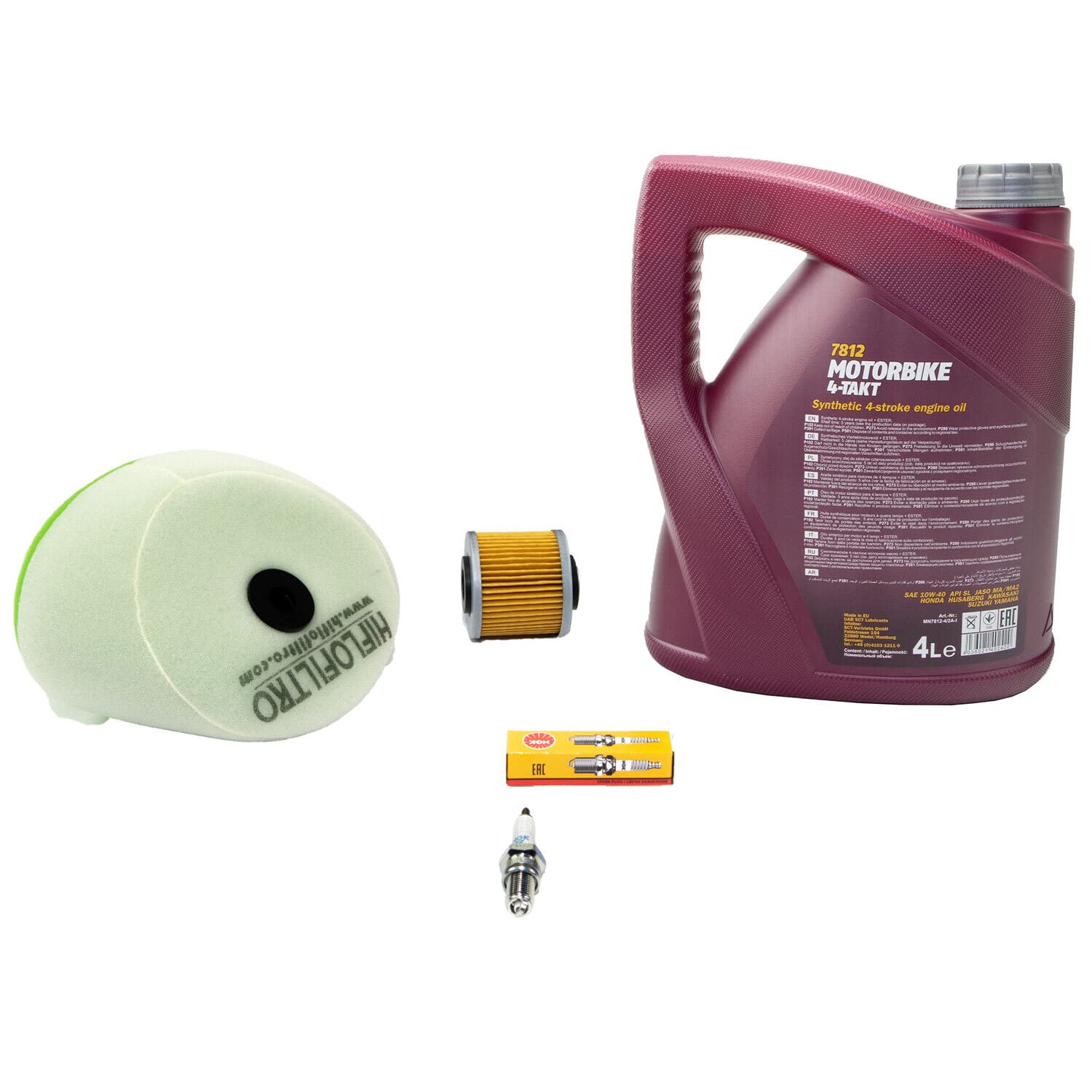 Service-Kit Für MZ Baghira 660 Street Moto (Baujahr 1999–2006) – Mit Luftfilter, Ölfilter & Zündkerze