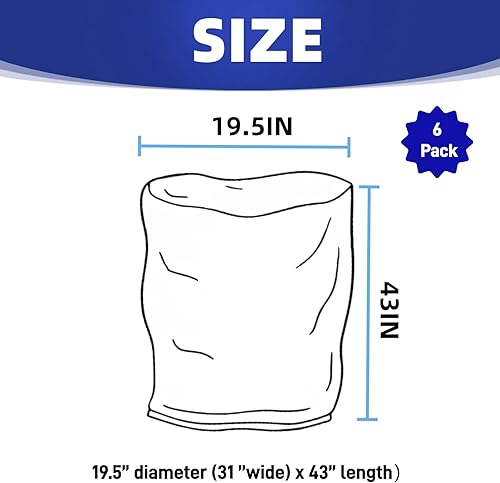 Miniatura 2 de 709563 Bolsa de recolección de polvo mejorada Bolsas de repuesto para colector de polvo transparente de alta resistencia para recolección de polvo