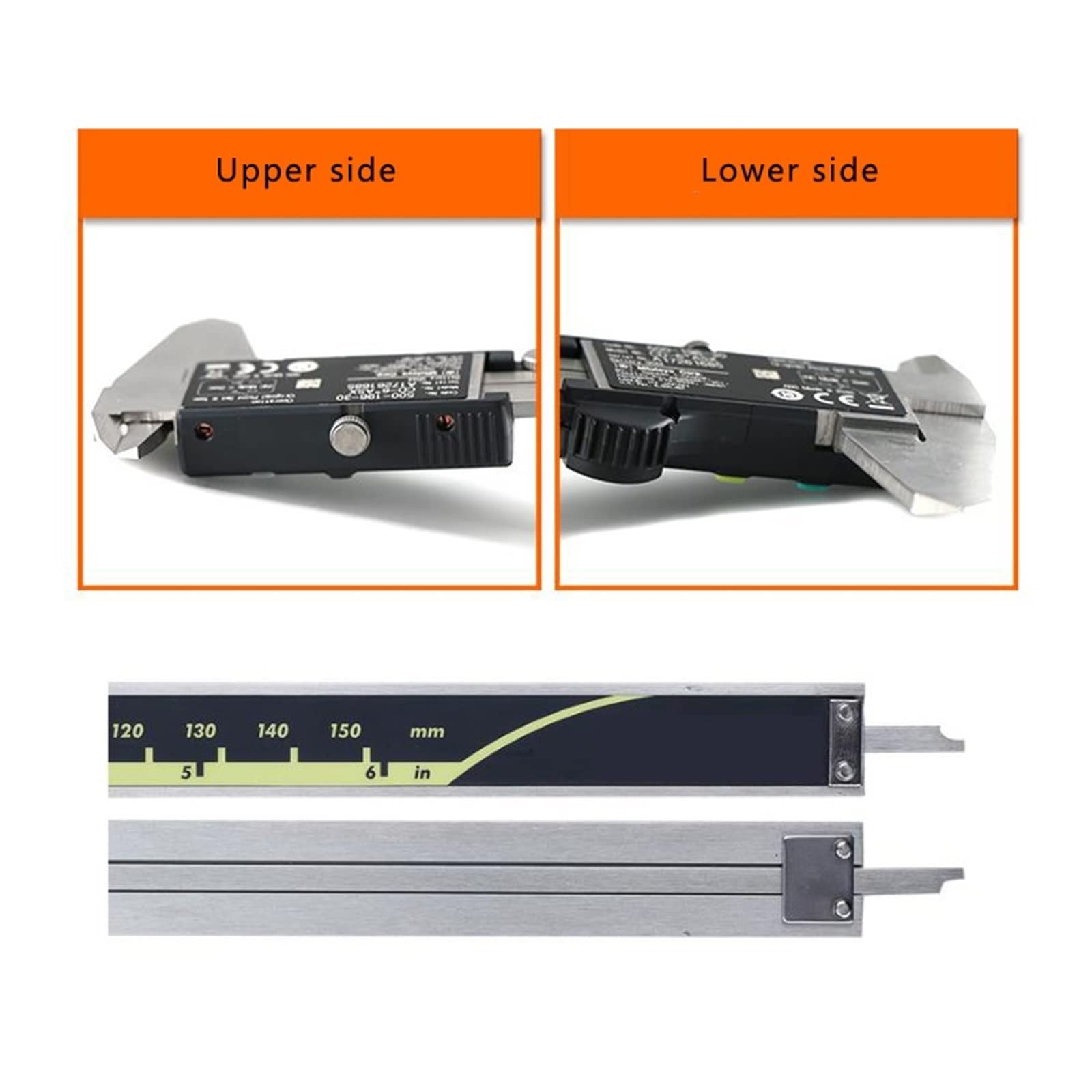 Micrómetro Digital, Calibradores digitales electrónicos 500-196-30/197-30/173 0-150/200/300mm/0,01mm calibre métrico/pulgadas micrómetro calibrador Vernier(500-196-30(0-150mm))