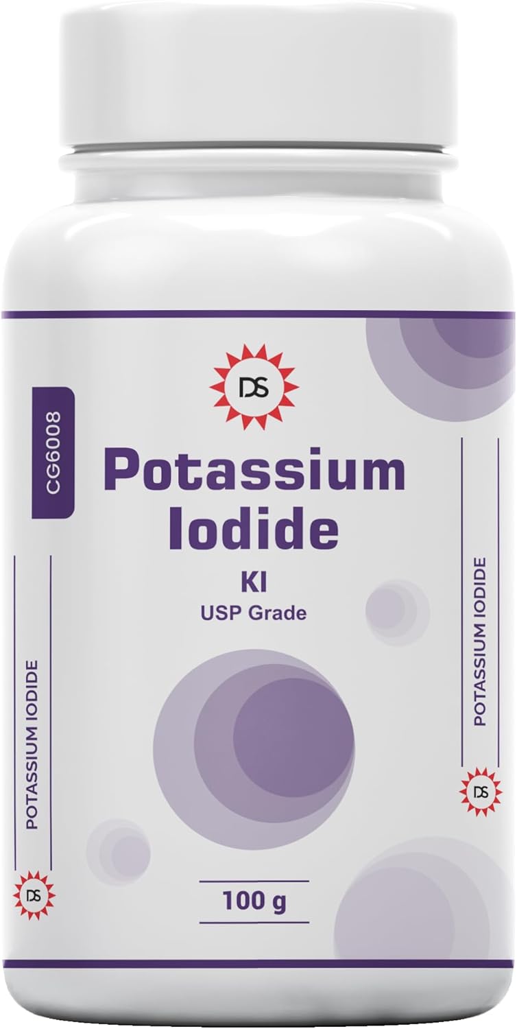 Potassium Iodide Crystal Powder High Purity USP Grade 100gm by Dawn SCI®