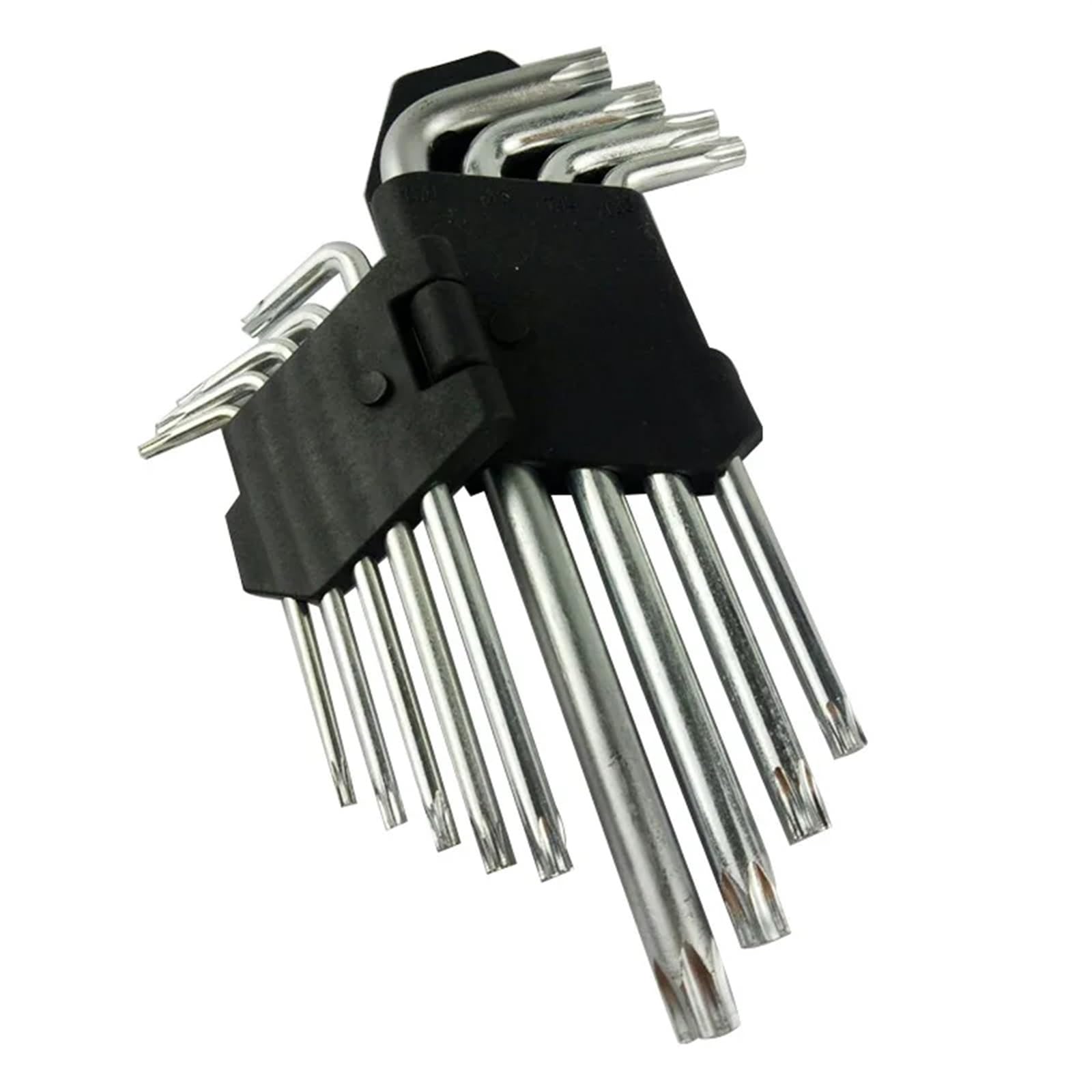 Juego de llaves Allen en forma de L, 9 piezas hexagonales Torx con extremo de bola métrico surtido para muebles y reparaciones de bicicletas