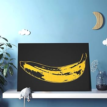 Amazon.co.jp: アンディウォーホル バナナ アートパネル おしゃれ 飾り