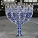 Northlight LED Lighted Menorah Hanukkah Yard Art Decoration with Cool White Lights, 24