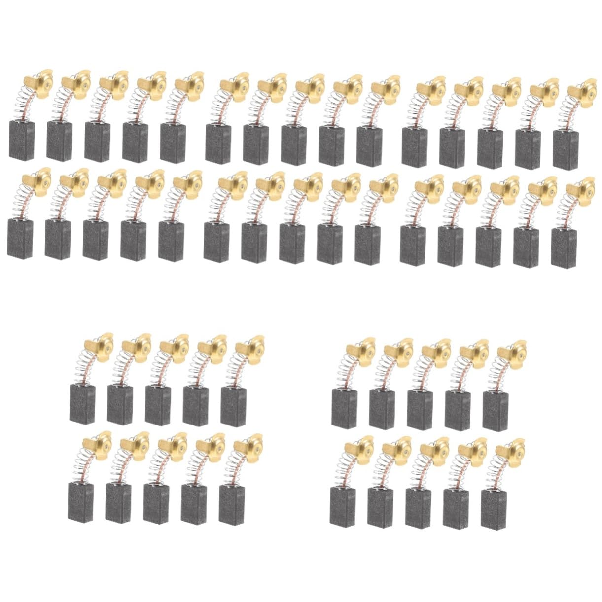 Angoily 5 Set Accessori Per Utensili Elettrici Spazzole Di Carbone Di Ricambio Spazzole Del Motore Elettrico Di Riparazione Dell'utensile Elettrico Pompa Metallo 20 Pezzi * 5