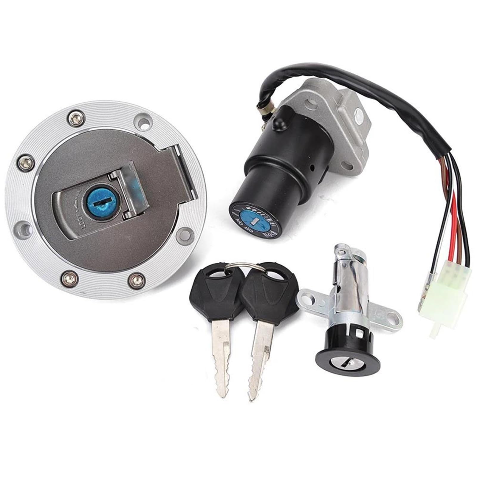 Kit contacteur d'allumage et bouchon de réservoir pour Yamaha TZR 125 TZM150 TDM850