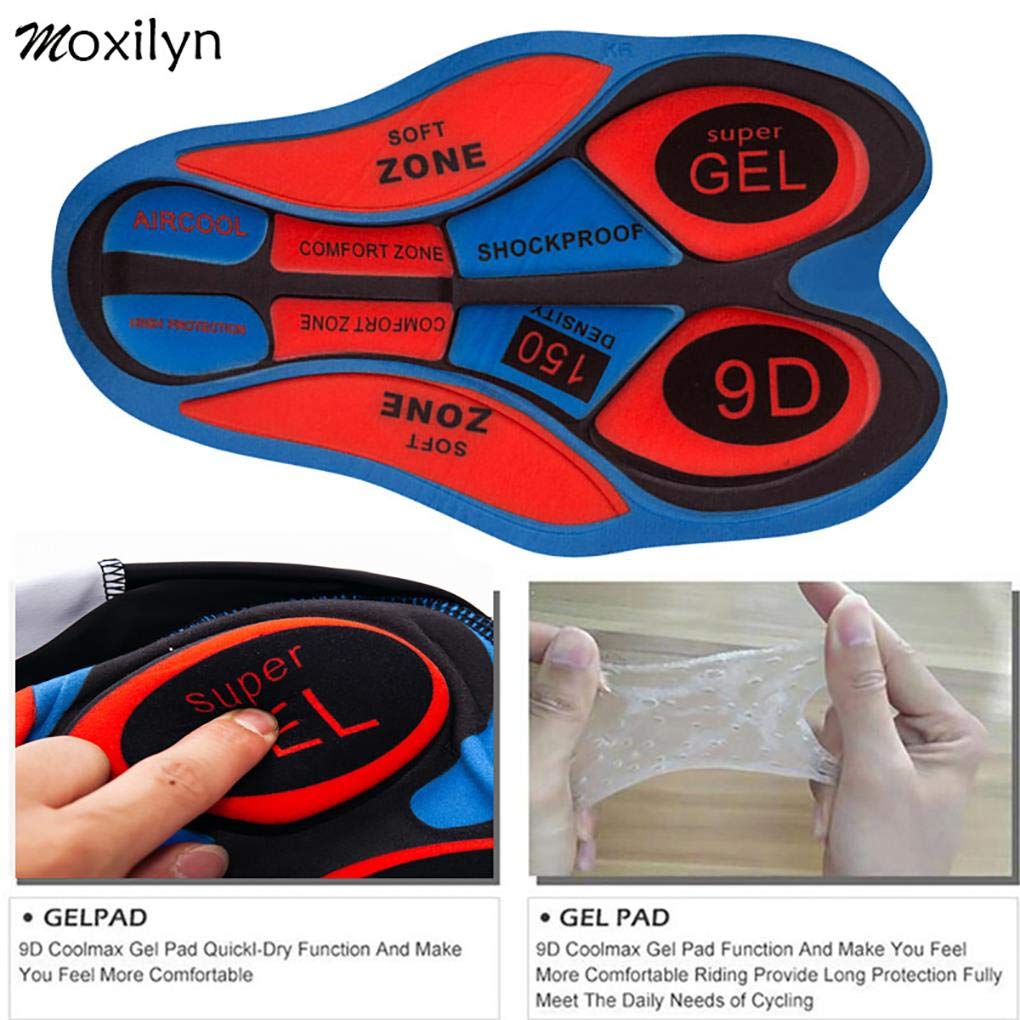 Maglia da ciclismo + pantaloni da uomo a manica lunga da ciclismo imbottitura, equipaggiamento per bicicletta e mountain bike, traspirante confortevole - 4