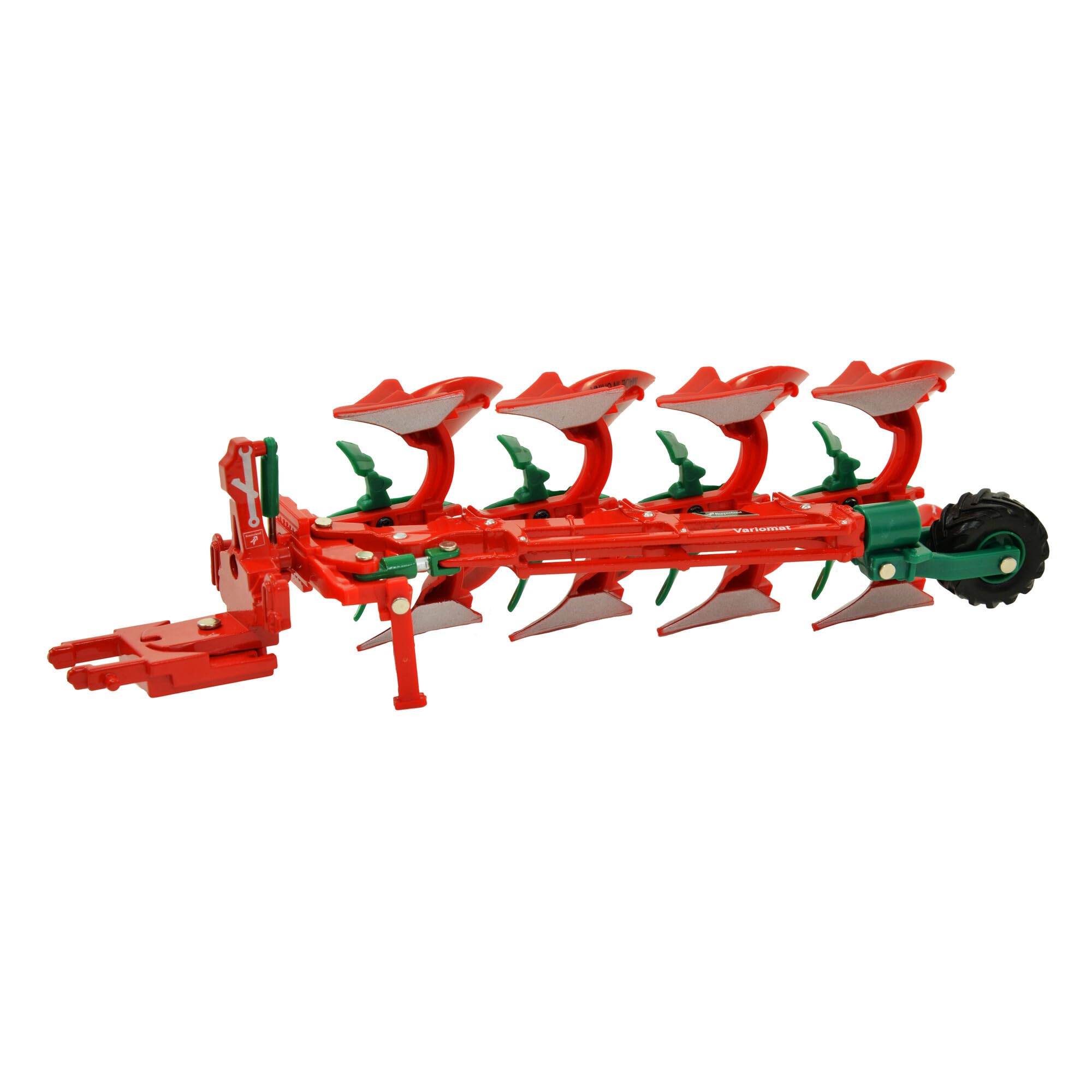 Britians Kverneland 2300 S Variomat Plough Replica, Compatible with 1:32 Scale Farm Tractors, Animals and Toys, Suitable for Collectors & Children from 3 Years