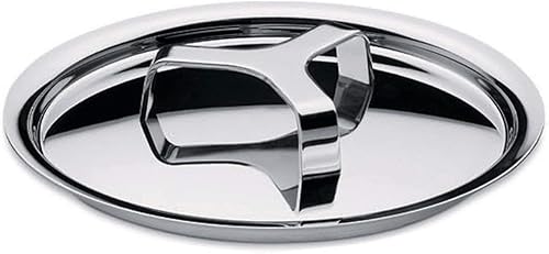 A Di Alessi POTS  PANS tapa en espejo de acero inoxidable 1810 pulido 55 pulgadas