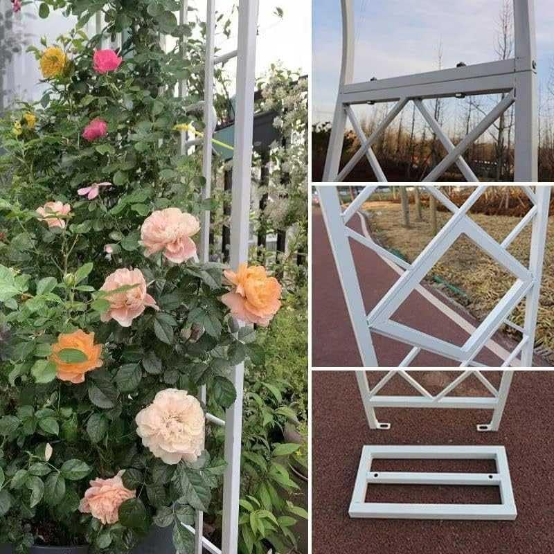 Arche de Jardin en Treillis Métallique Résistante Intempéries