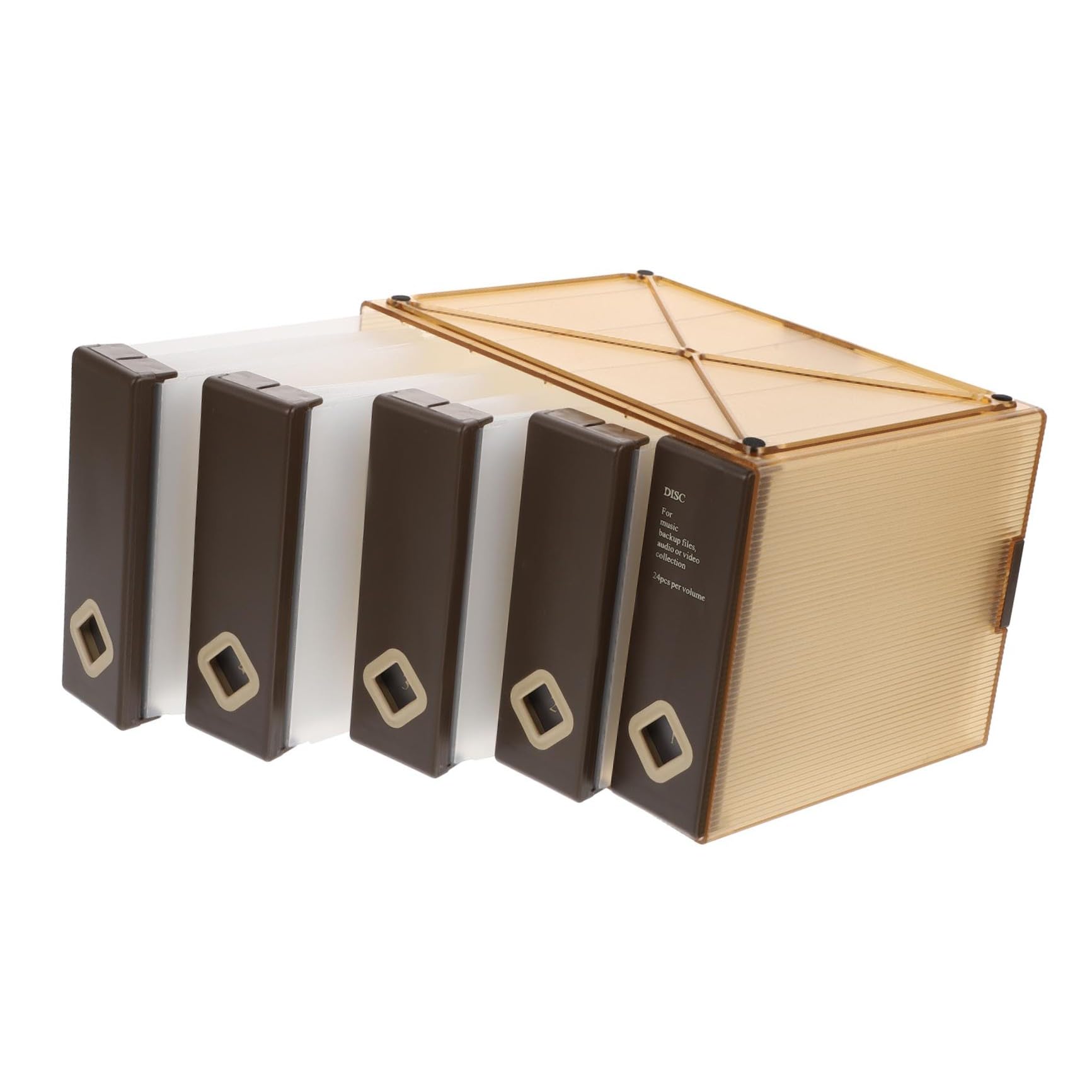 Cabilock Custodia del CD Dvd Scatole di Immagazzinaggio Titolari Librerie CD Disco Rigido Portatile Scaffale Libreria CD Borsa Porta Dvd Flight Case Album CD Organizer Case