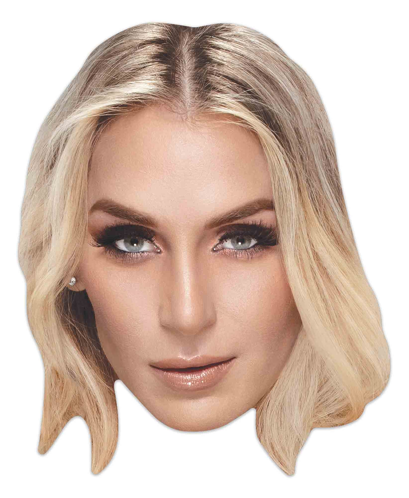 Star Cutouts SM399 WWE Charlotte Flair Cardboard Face Mask – Wrestling Costume Fancy Dress