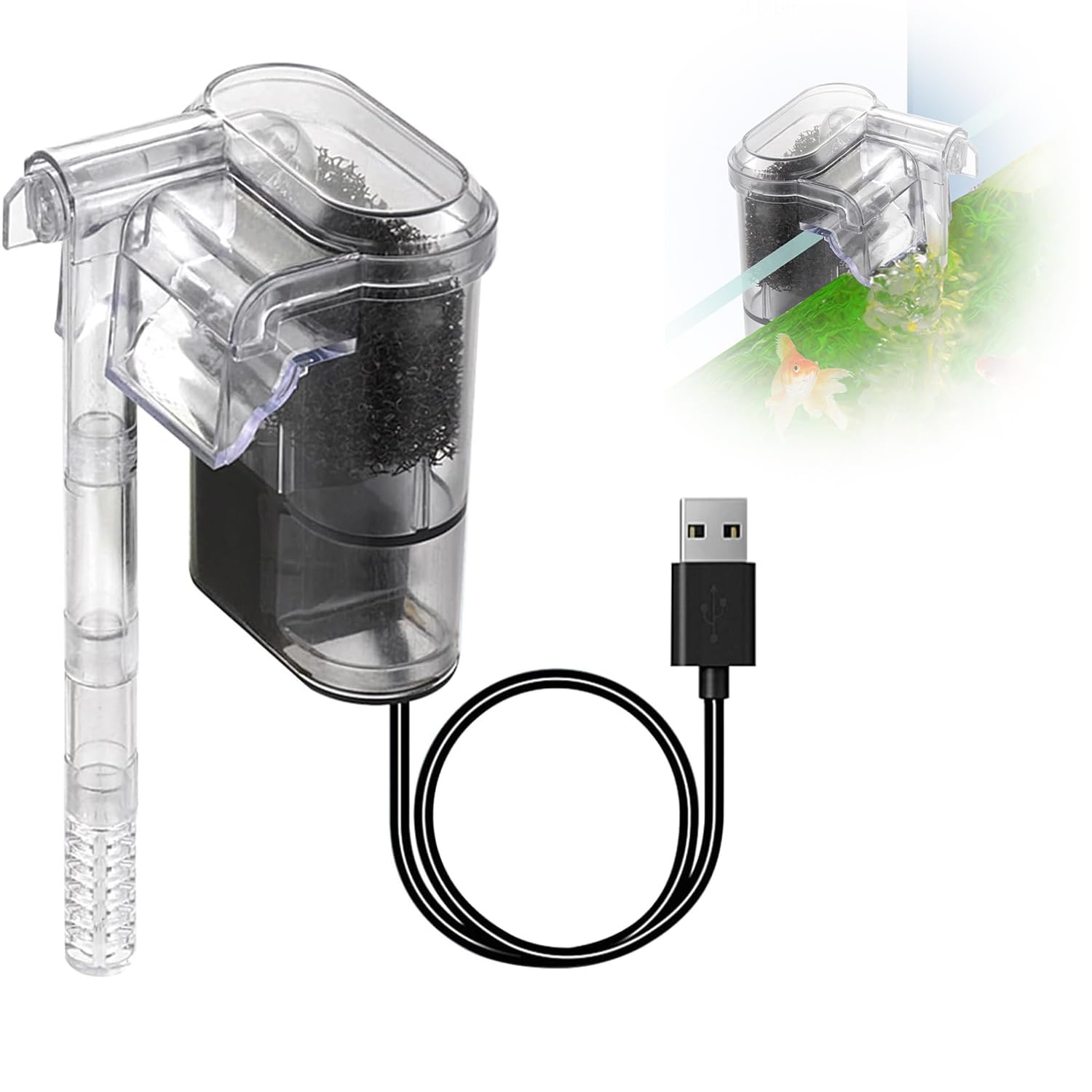 Amazon.co.jp: ZHYJLP 水槽フィルター 水槽フィルターポンプ 外掛け