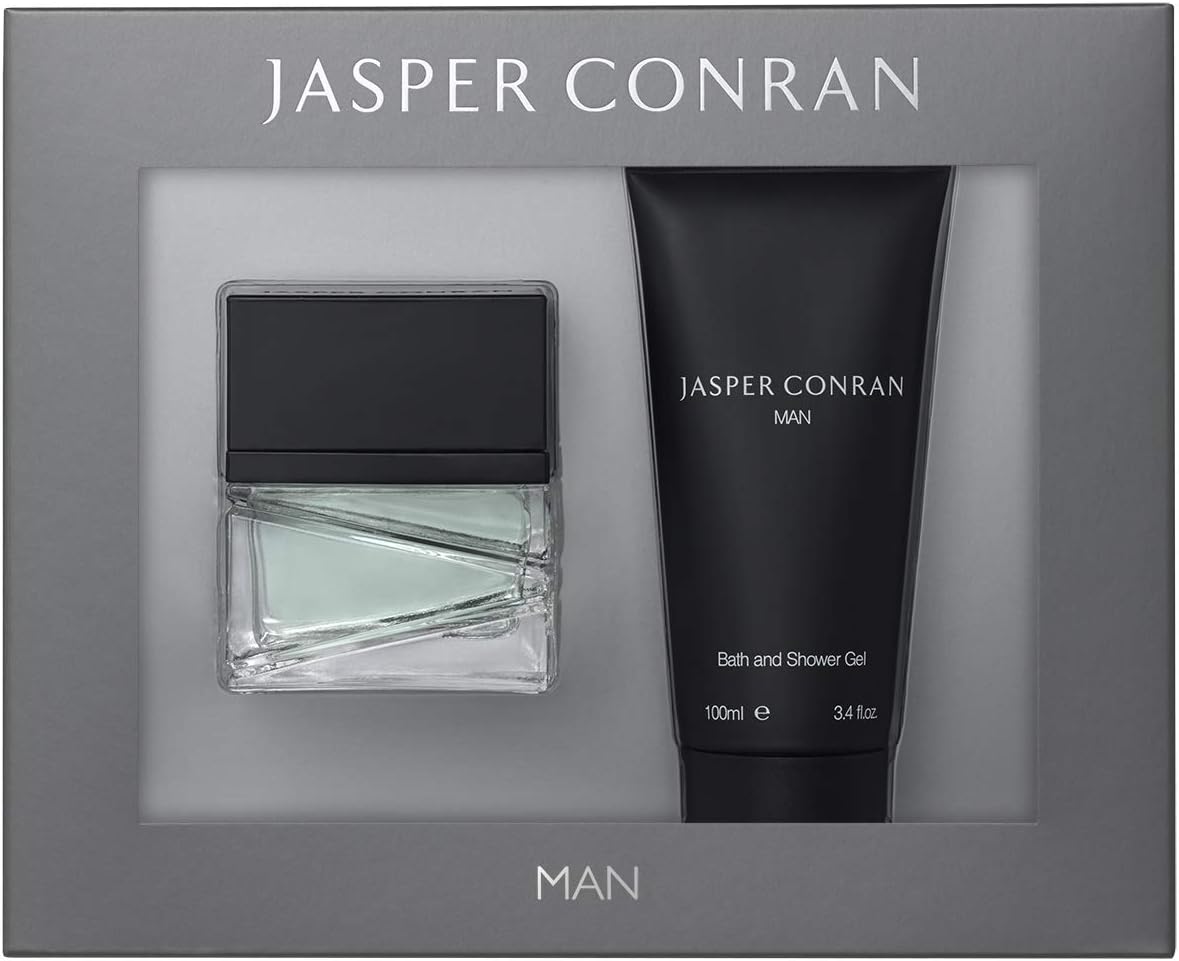 Jasper Conran Signature Man EDT 40 ml + Bath & Shower Gel 100 ml, Sweet, 2 Count