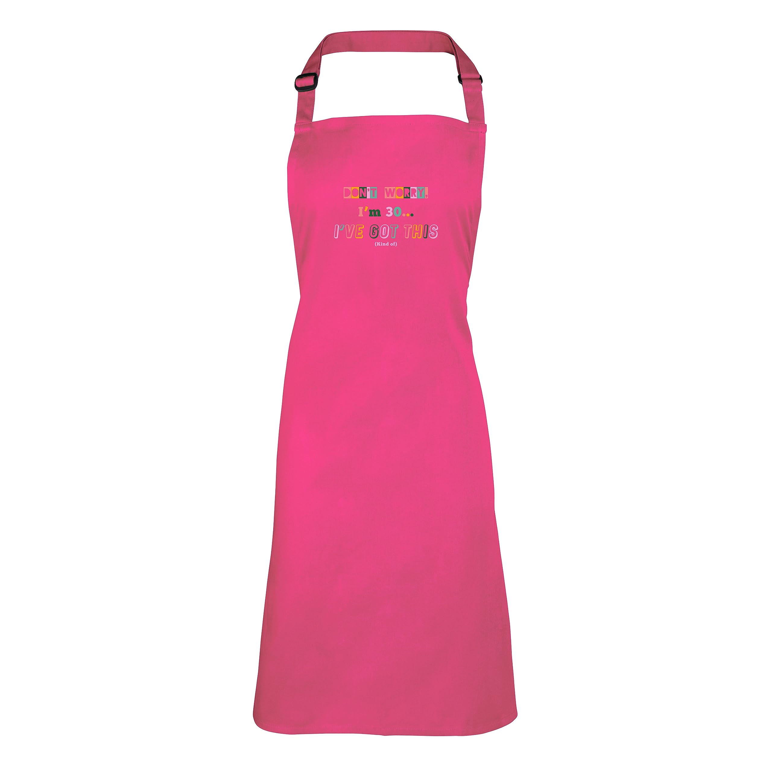 Shopagift 30th Birthday Apron Mens Womens Cooking BBQ Chef DIY Cook Gift - Pink