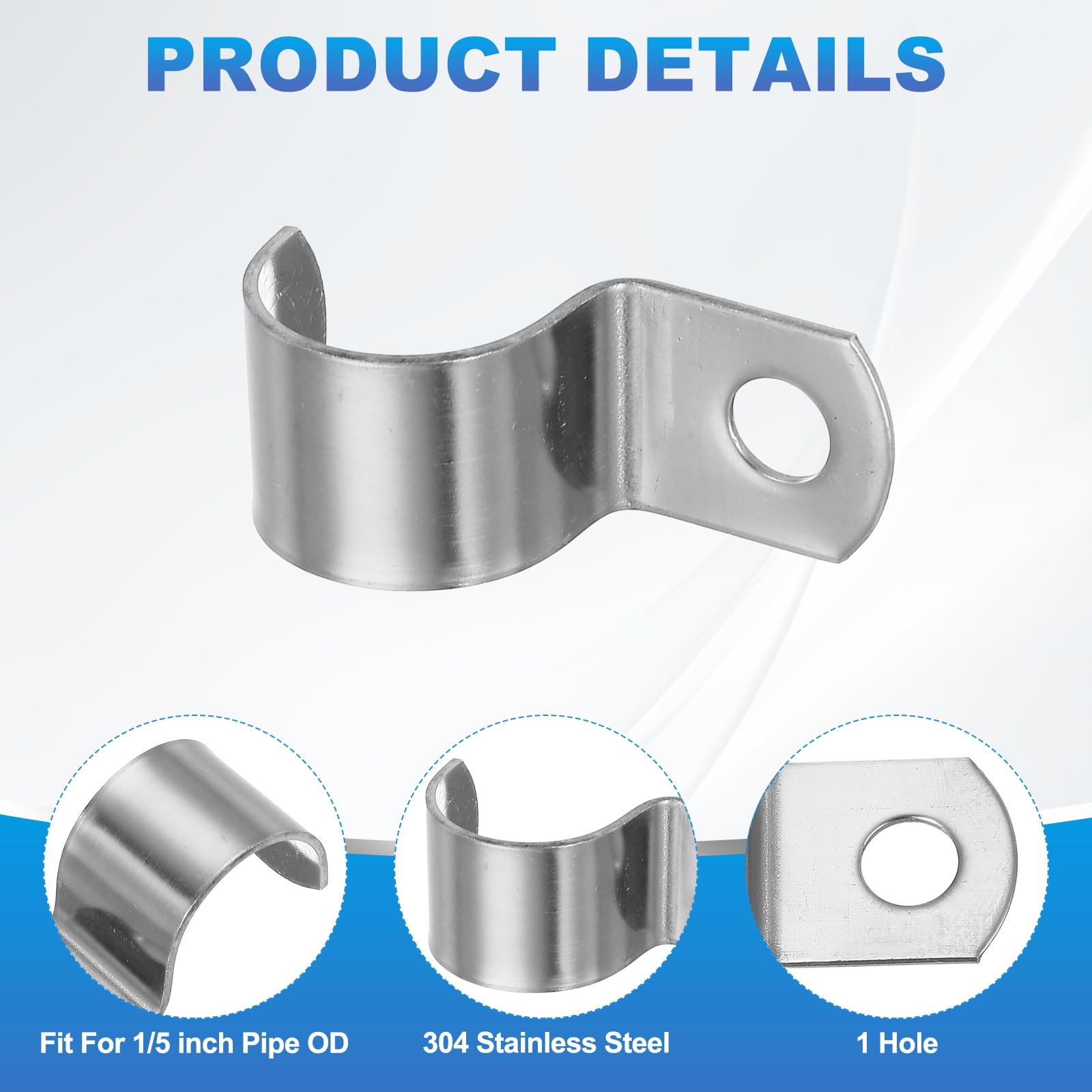PATIKIL 20mm Rigid Pipe Strap - Image 3