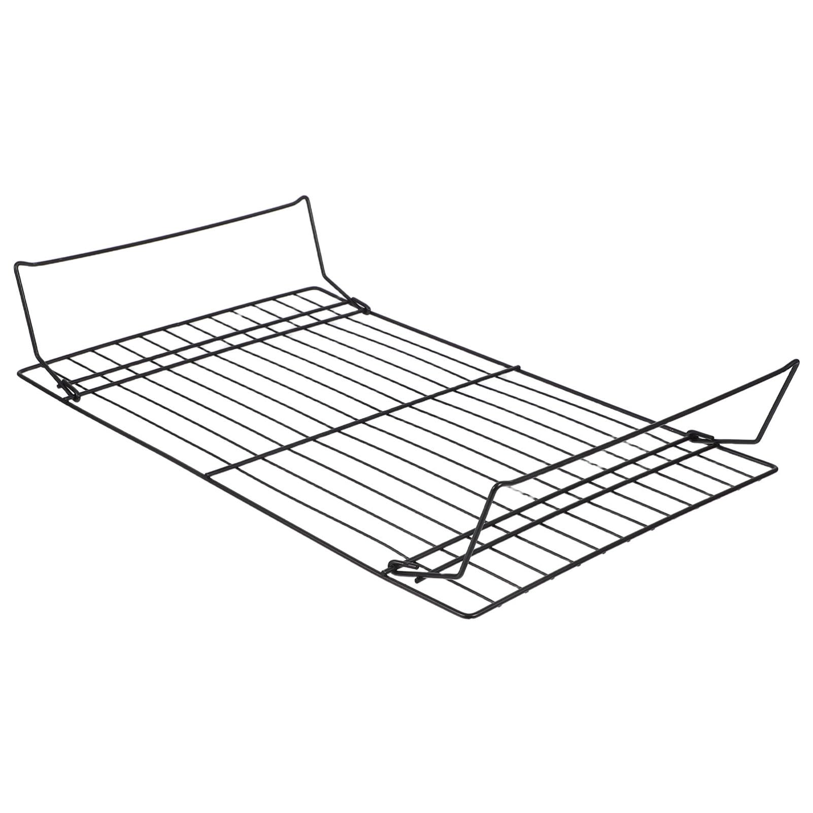 TOPPERFUN Foldable Non Stick Cake Cooling Rack Rectangular Baking Tray for Bread Cookies and Pastries Versatile Cooling for Baking Enthusiasts