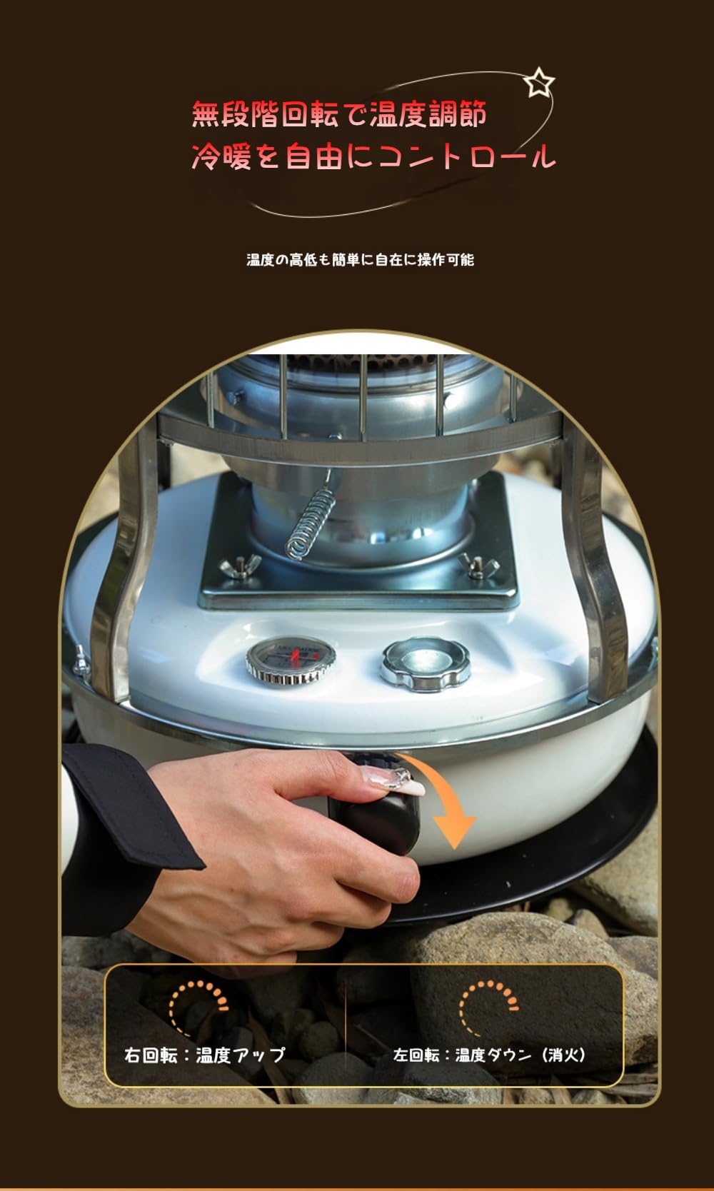 Amazon | Dazzix石油炉 対流式石油炉 小型炉 対流加熱 省エネ