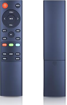New Replacement Remote Control Compatible for Bestisan MEGACRA BYL S6520H S8520H S9920H ST09 ST08 SG02 SQ03 SG08 S6520 S8520 S9920 SD08, Norcent MB-3221NS, MB-3220, MB-2521 Soundbar Speaker