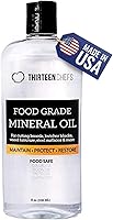 Vista 11 de Thirteen Chefs Aceite mineral – Acondicionador de grado alimenticio de 64 onzas para tabla de cortar madera, encimera y bloque de carnicero