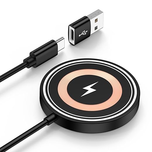 Wireless Charger for Samsung Magnetic Wireless Charger Fast Charging Pad for Galaxy S26 Ultra/S25 Ultra/S24 FE/S23 Ultra/S22,15W MagSafe Charger Android USB-C/A Compatible Google Pixel 10 10 Pro XL