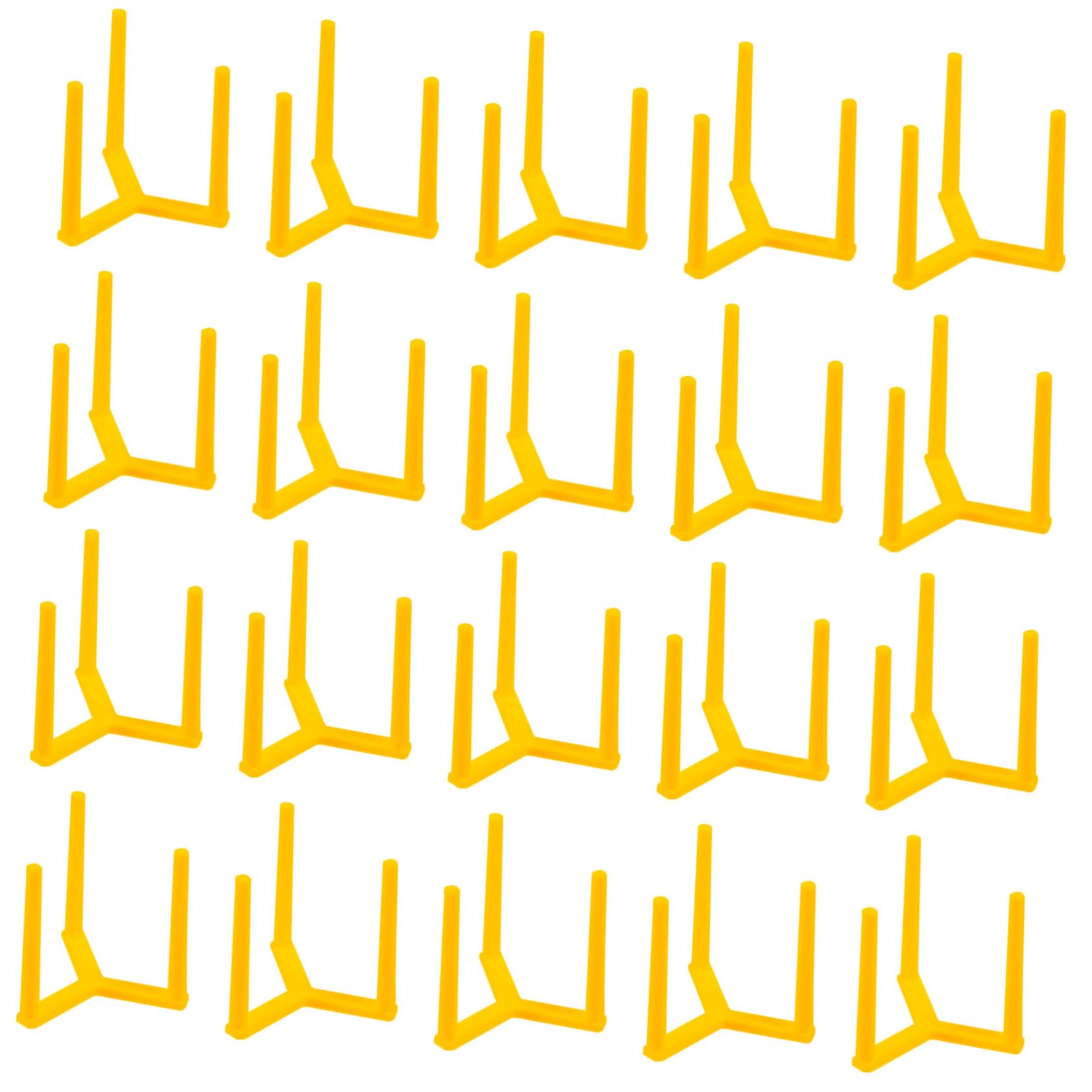 GRIRIW Pizza Stand Tripod Stackable Pizza Tripod Plastic Stack Support Frame Slice Holder