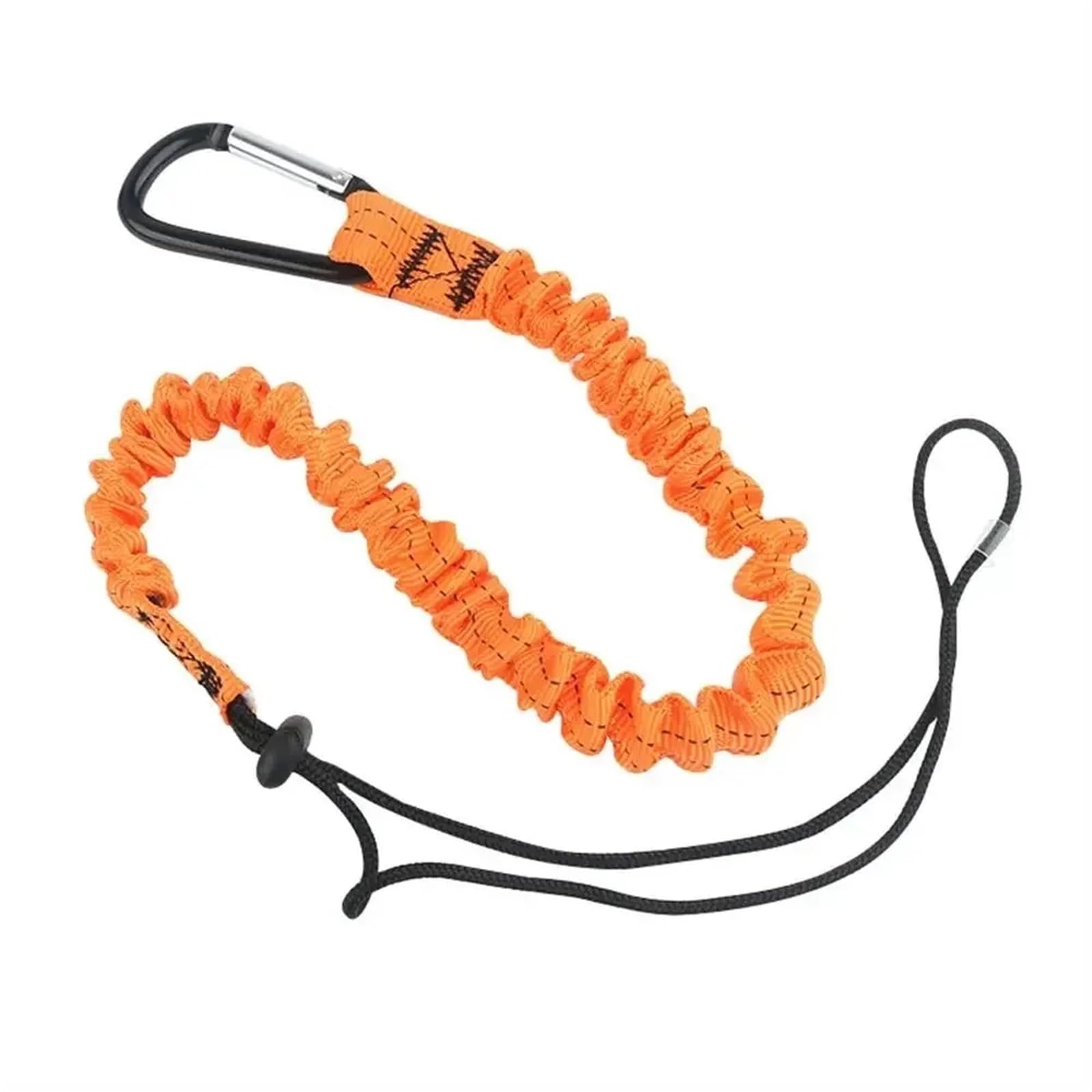 6PCS Moschettone Gancio di Sicurezza Bungee Tether Anti-Caduta Corda Telescopica Lavoro Aereo Arrampicata Sportiva Strumenti Cordino Per Attrezzi