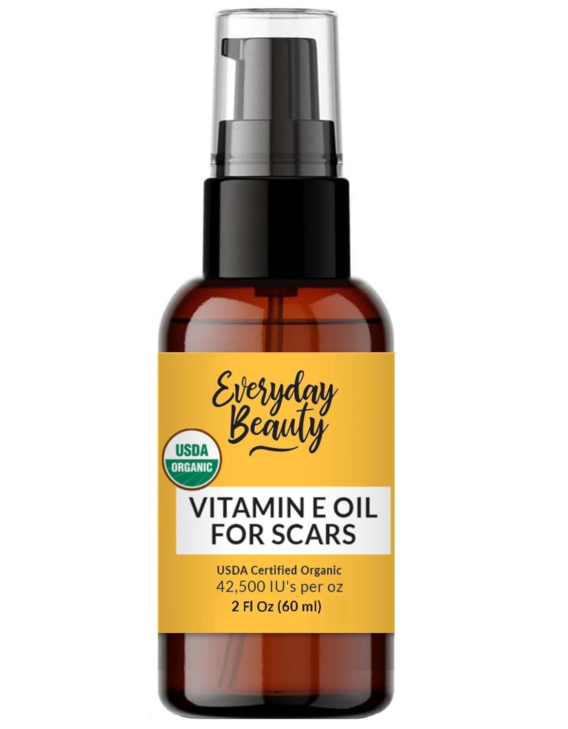 Organic Vitamin E Oil for Scars USDA Certified 100 All