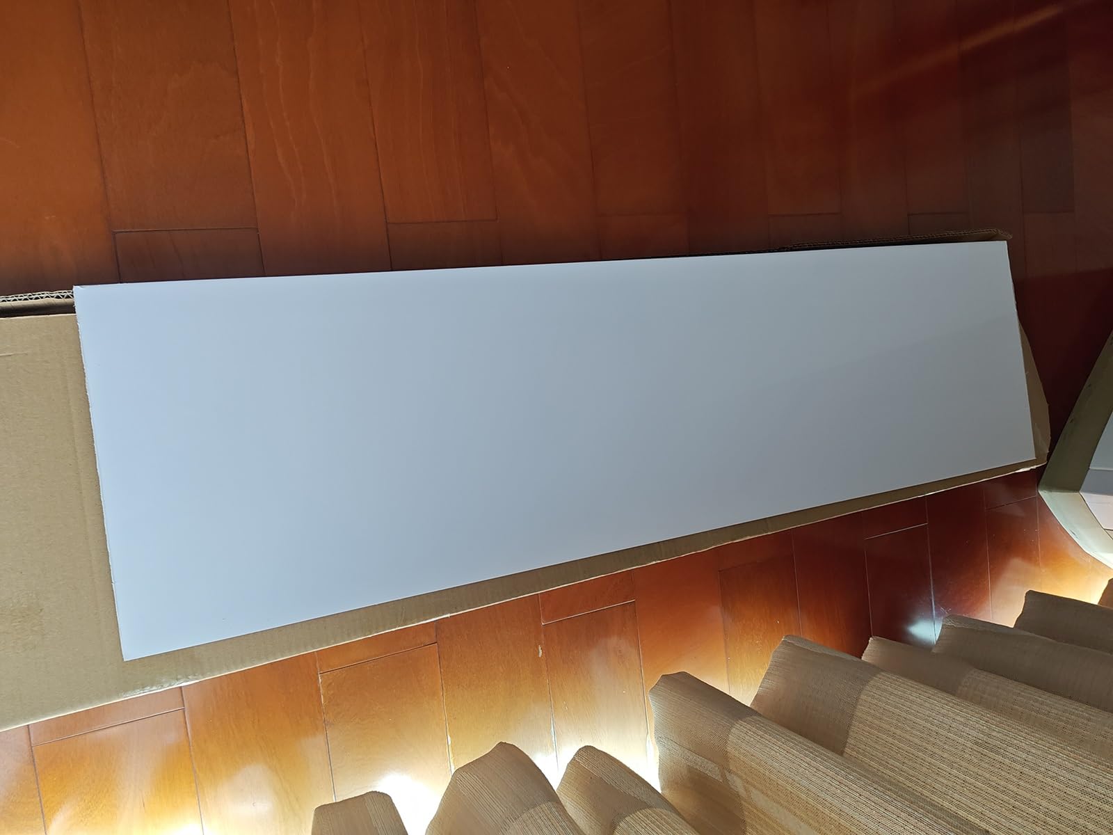 Fensterbank Innenfensterbankbretter Weiß, Fensterbankabdeckung Lang 2m 1,8m 1,6m 1,5m 1,4m 1,2m 1,0m, Wasserdichte Erkerfensterbankkante, Fensterbankabdeckung Aus Beton ( Color : W 18cm/7in , Size : L