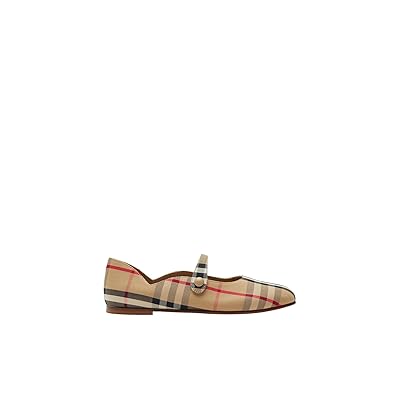 Burberry Kids Seth Check (Toddler/Little Kid) Kids Shoes Archive Beige Check