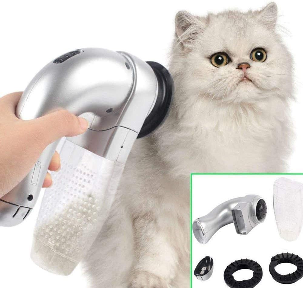 Pet Hair Fur Remover Dog Cat Shedding Tool Comb Vacuum Cleaner Fur Cleaner Dog Grooming Gadget Great for Cats and Dogs Beauty Brush Comb Set, 2012cm : Pet Supplies