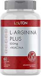 Arginina Plus 500mg Vegano 60 Capsulas Lauton Nutrition