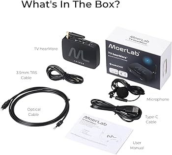 Amazon.com: Moerlab TV hearMore Bluetooth Auracast Audio