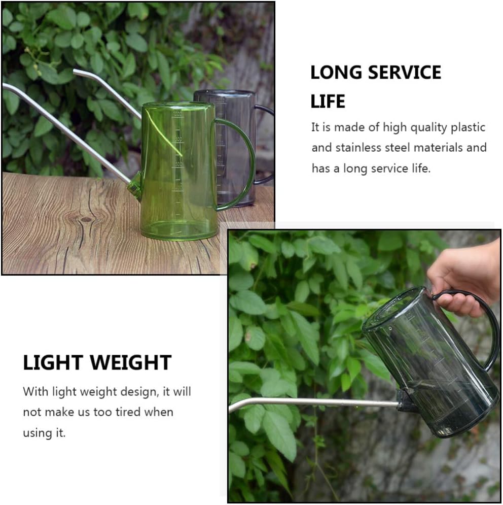 2pcs Spout Watering Kettle Capacity Watering Can for House Plants Lightweight and Design for Potted Plants