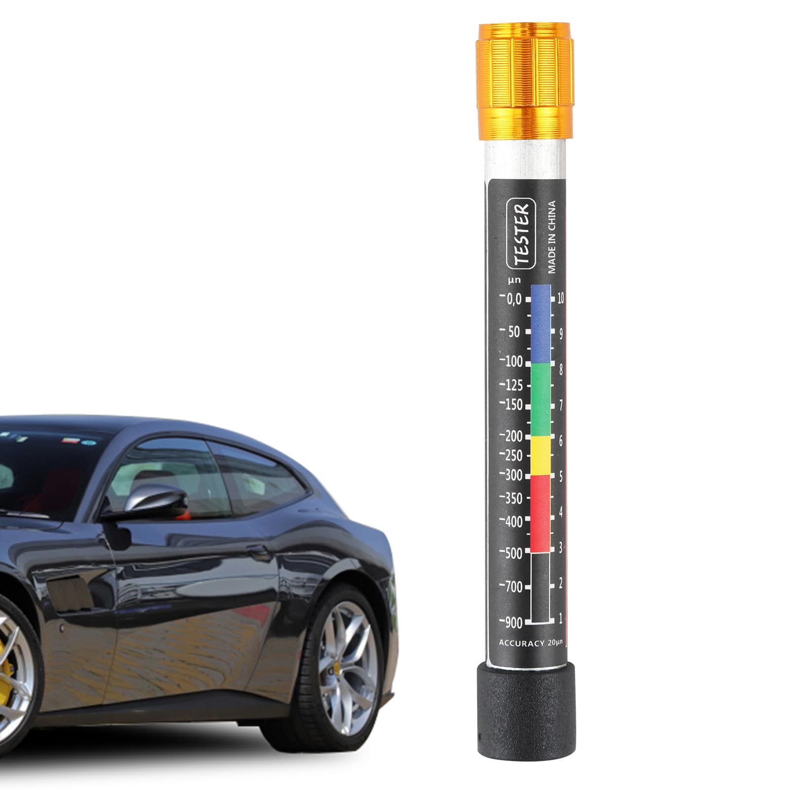 Misuratore Di Spessore Vernice Auto - Penna Magnetica Per Carrozzeria - Rileva Danni E Ritocchi (20 Micron Di Precisione) - Foto 8