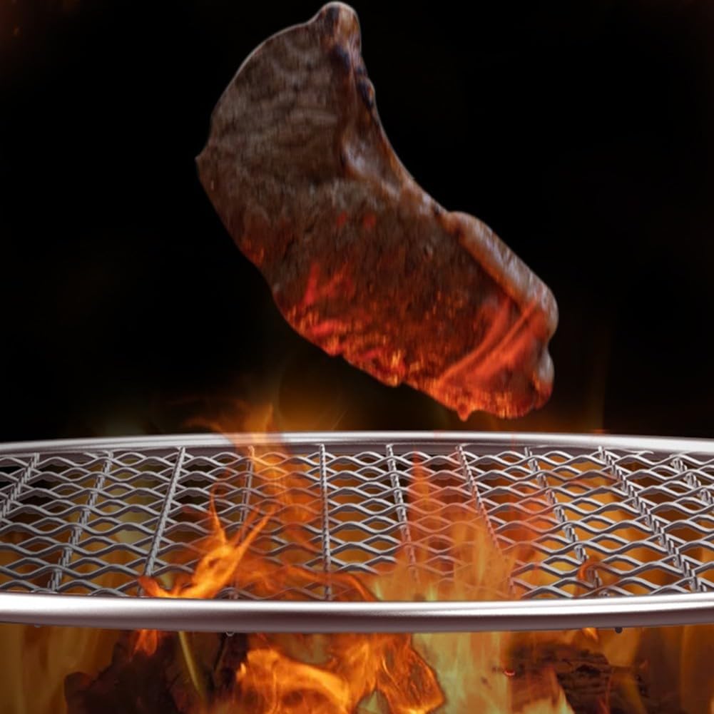 Pan, składany grill kempingowy stojak na grilla siatka piknikowa Grill ognisko