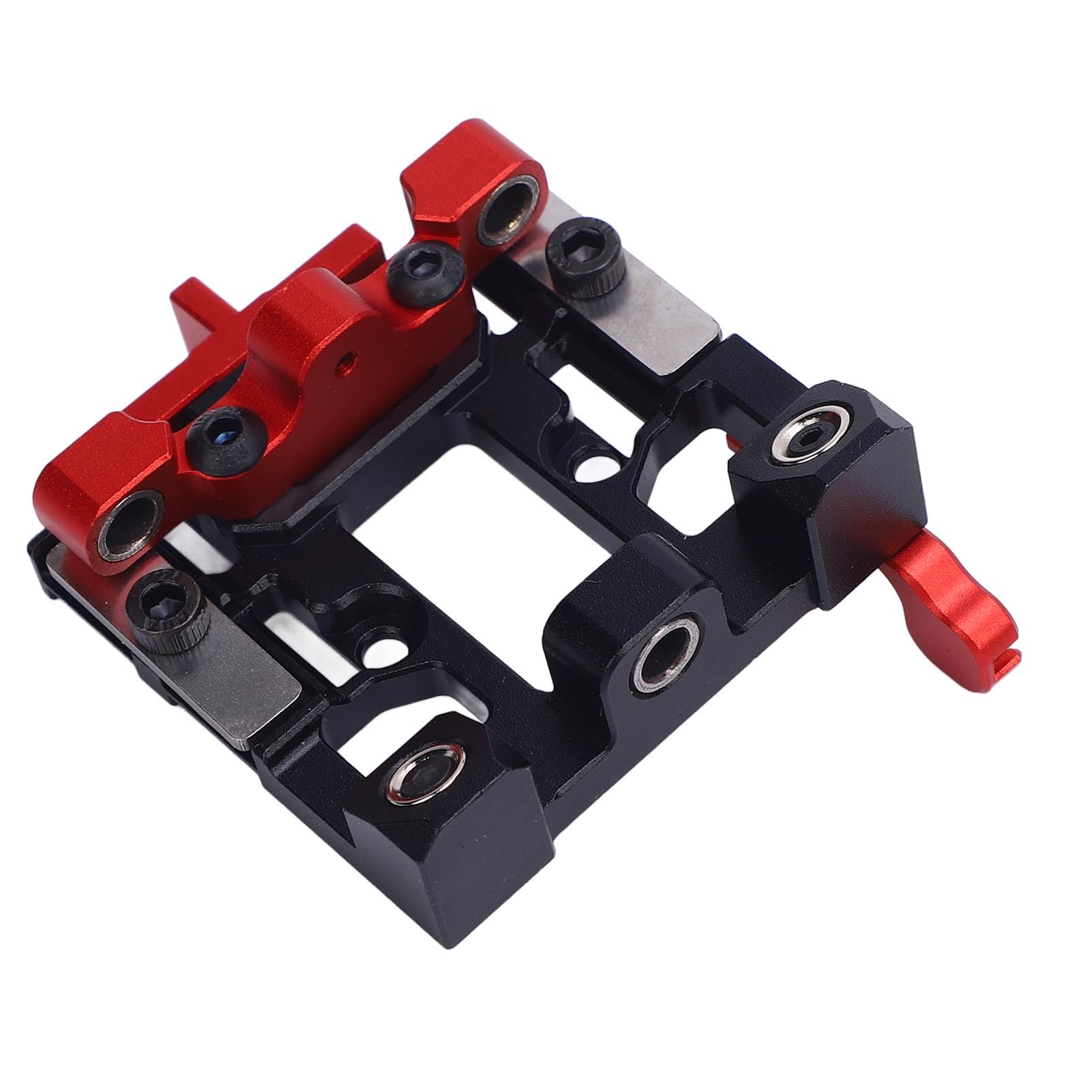 Bewinner Kit di Strumenti per l'interruttore della Testina dell'estrusore per Stampante 3D con Boccole Guida della Navetta, Elementi di Fissaggio e Viti di Montaggio in Lega di Alluminio per