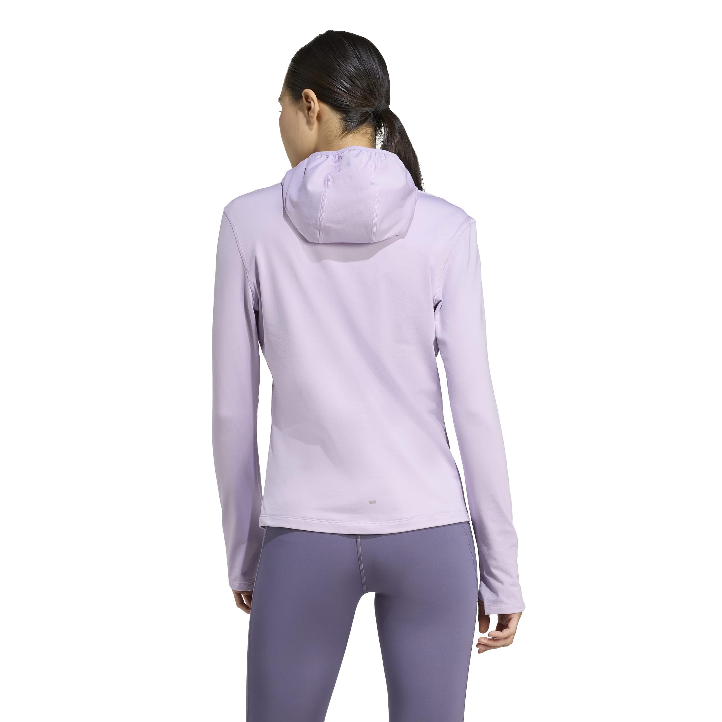 adidas Women's Own The Run Hoodie, Winterfest, Reißverschluss bis zur Brust