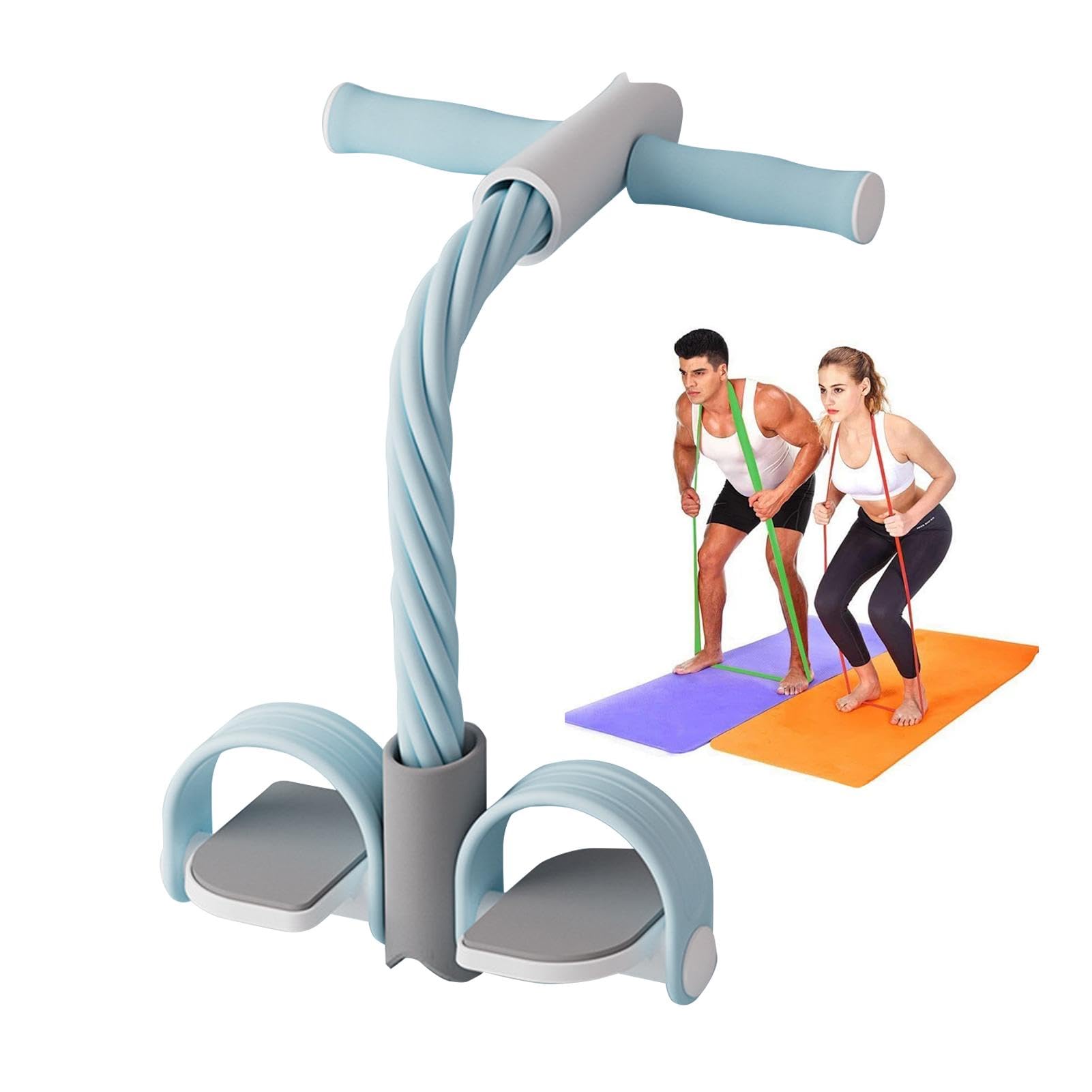 4-Tube Bauchtrainer Set - Ganzkörper Fitnessgerät Für Zuhause