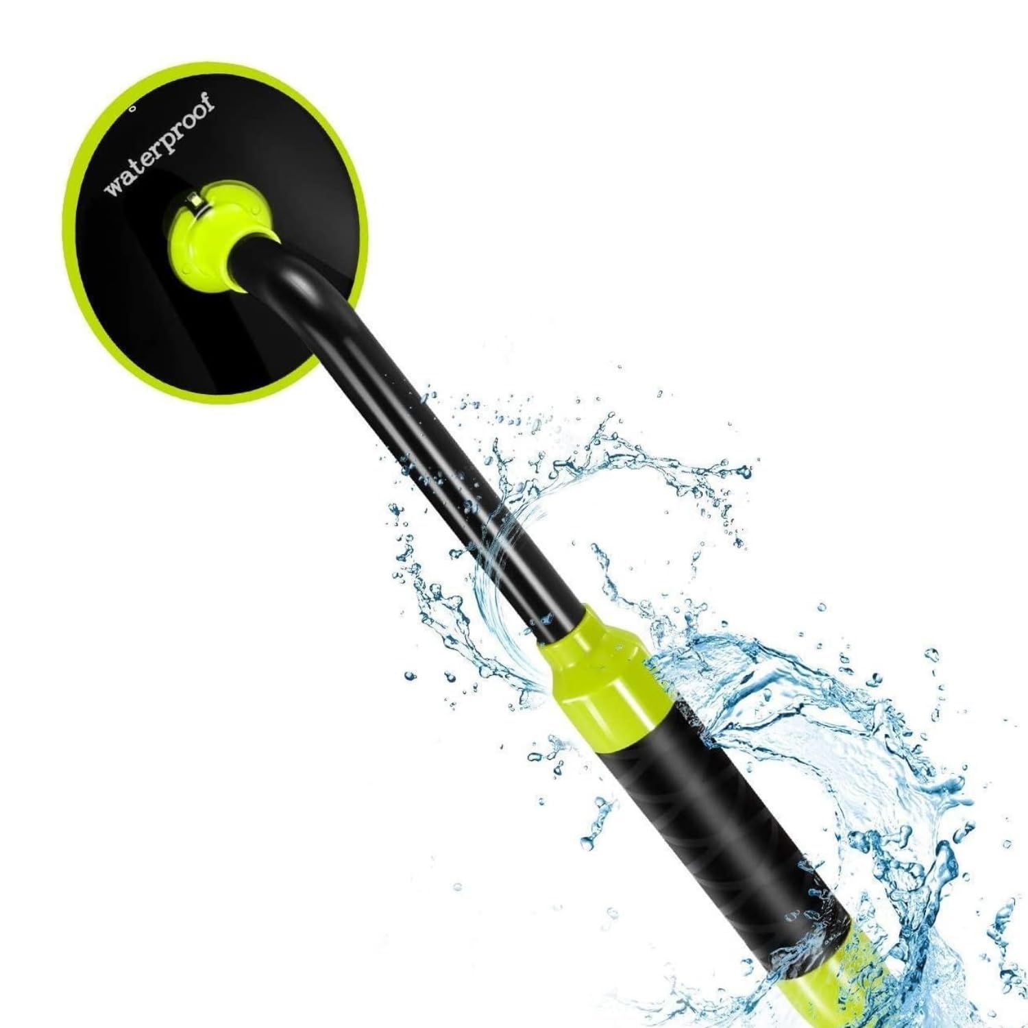 Uadme Underwater Metal Detector, Higher Accuracy, Lightweight, Completely Waterproof 65 Feet Underwater, Handheld Coil Metal Finder with LED and Alarm for Treasure Seeking