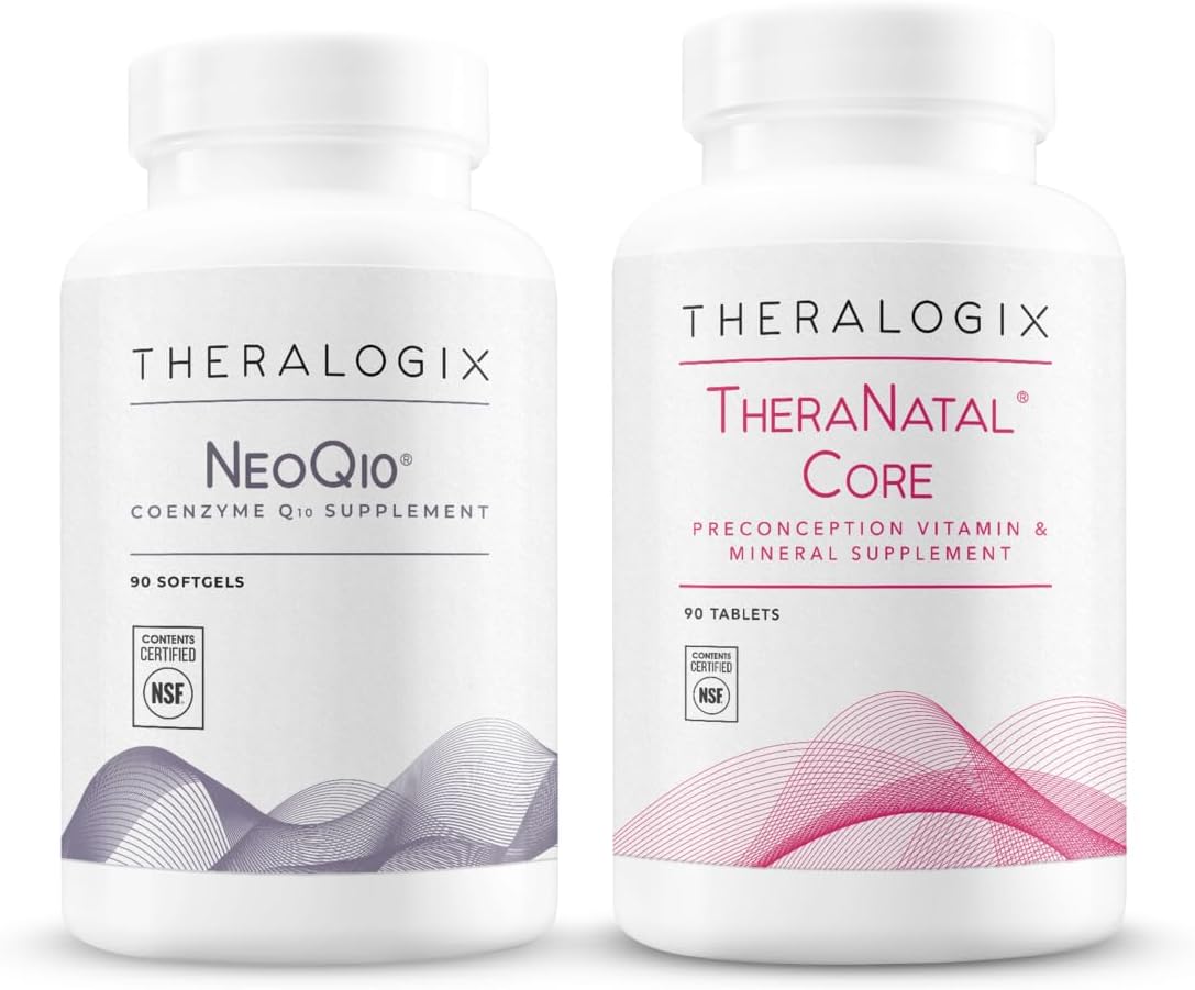 Theralogix NeoQ10 + Theranatal Core Bundle, (Pack of 2)